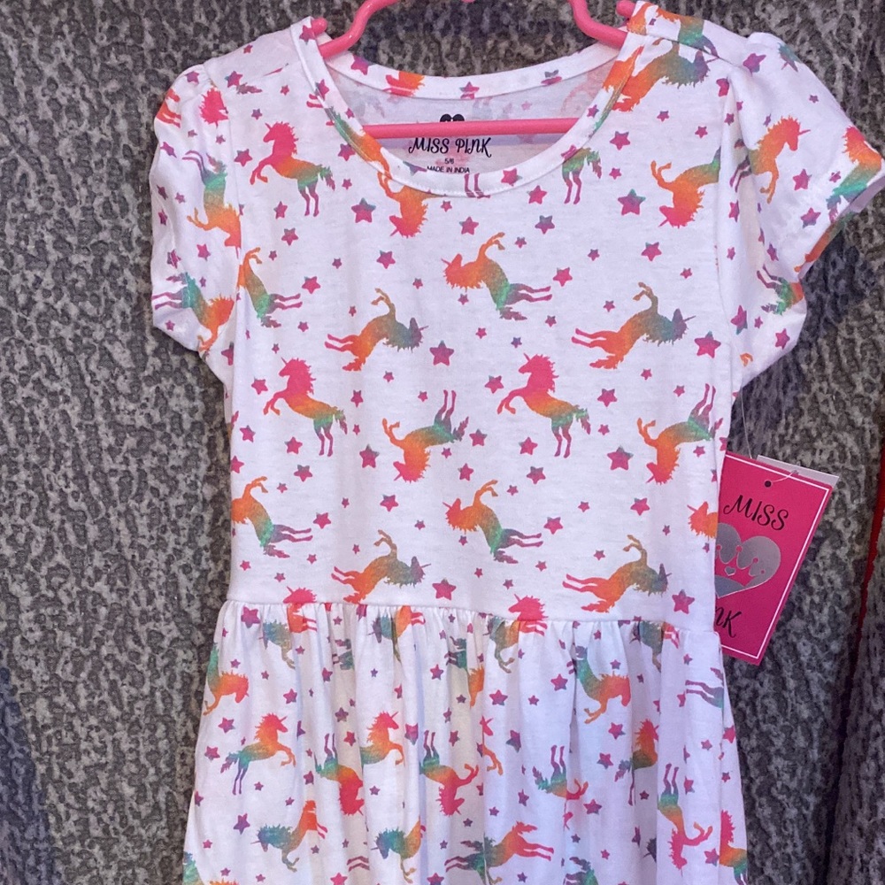 Girls Unicorn Dress